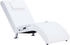 vidaXL Massage-Chaiselongue mit Kissen Kunstleder (281285)