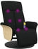 vidaXL Massagesessel mit Fußteil Stoff (3565)