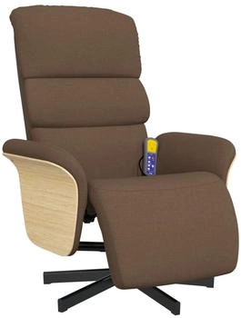 vidaXL Massagesessel mit Fu&szlig;teil Stoff (356616)