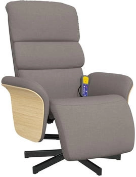 vidaXL Massagesessel mit Fu&szlig;teil Stoff (356618)