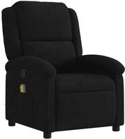 Massagesessel Schwarz Samt - Vidaxl