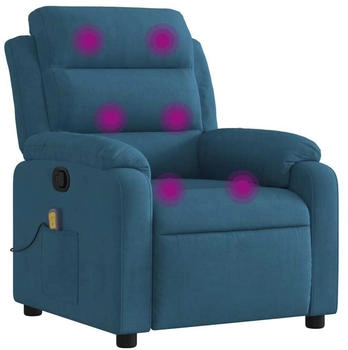 vidaXL Massagesessel Manuell Samt (373521)