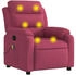 vidaXL Massagesessel Manuell Samt (3735)