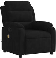 vidaXL Massagesessel Schwarz Samt