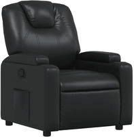 vidaXL Relaxsessel Schwarz Kunstleder