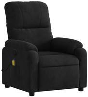 vidaXL Massagesessel Schwarz Mikrofasergewebe