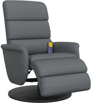 vidaXL Massagesessel mit Fu&szlig;teil Kunstleder (356727)