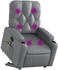 vidaXL Massagesessel mit Aufstehhilfe Kunstleder (3204782)