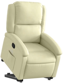 vidaXL Massagesessel mit Aufstehhilfe Echtleder (3204268)