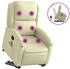 vidaXL Massagesessel mit Aufstehhilfe Echtleder (3204268)