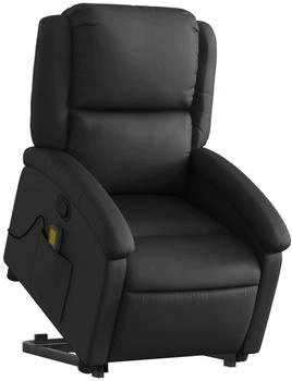 vidaXL Massagesessel mit Aufstehhilfe Echtleder (3204266)