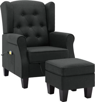 vidaXL Massagesessel mit Hocker Stoff (320162)