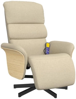vidaXL Massagesessel mit Fu&szlig;teil Stoff (356619)