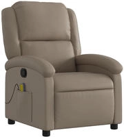 vidaXL Massagesessel Cappuccino-Braun Kunstleder
