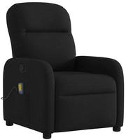 vidaXL Massagesessel Schwarz Stoff