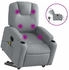 vidaXL Elektrischer Massagesessel mit Aufstehhilfe Stoff (3204404)