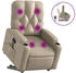 vidaXL Massagesessel mit Aufstehhilfe Kunstleder (3204785)