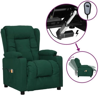 vidaXL Massagesessel Elektrisch Stoff (3098795)
