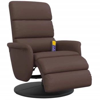 vidaXL Massagesessel mit Fu&szlig;teil Kunstleder (356726)