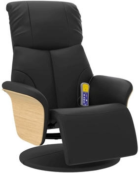 vidaXL Massagesessel mit Fu&szlig;teil Kunstleder (356637)