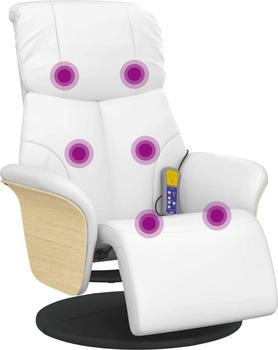 vidaXL Massagesessel mit Fu&szlig;teil Kunstleder (356638)