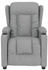 vidaXL Massagesessel Hellgrau Stoff (339058)