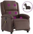 vidaXL Massagesessel Elektrisch Braun Kunstleder (3204221)