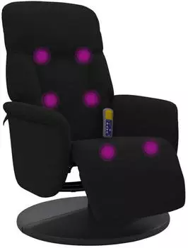 vidaXL Massagesessel mit Fu&szlig;teil Samt (356697)