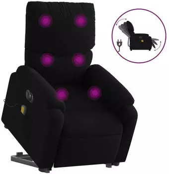 vidaXL Elektrischer Massagesessel mit Aufstehhilfe Stoff (3204862)