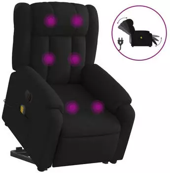 vidaXL Elektrischer Massagesessel mit Aufstehhilfe Stoff (3205354)