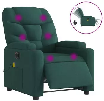 vidaXL Massagesessel Elektrisch Stoff (3204590)