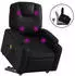 vidaXL Massagesessel mit Aufstehhilfe Kunstleder (3204437)