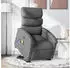 vidaXL Massagesessel mit Aufstehhilfe Samt (3203991)
