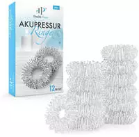 Health Press&reg; Akupressurringe Finger Klein 12 St