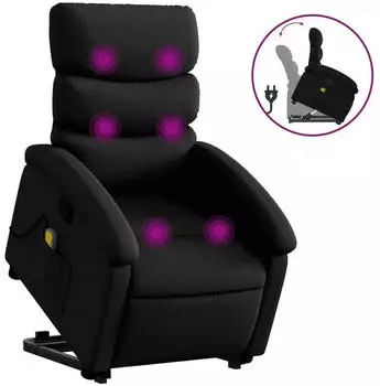 vidaXL Massagesessel mit Aufstehhilfe Kunstleder (3204047)