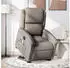 vidaXL Elektrischer Massagesessel mit Aufstehhilfe Stoff (3204208)