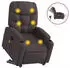 vidaXL Elektrischer Massagesessel mit Aufstehhilfe Stoff (3204637)