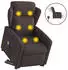 vidaXL Elektrischer Massagesessel mit Aufstehhilfe Stoff (3303169)
