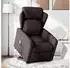 vidaXL Elektrischer Massagesessel mit Aufstehhilfe Stoff (3303169)