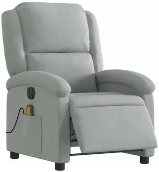vidaXL Massagesessel Elektrisch Samt (3204289)