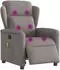 vidaXL Massagesessel Elektrisch Stoff (3303131)