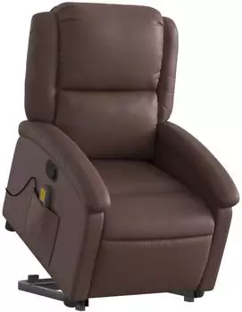 vidaXL Massagesessel mit Aufstehhilfe Kunstleder (3204235)