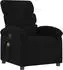 vidaXL Massage-Relaxsessel, schwarz, Stoff (3205811)