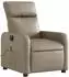 vidaXL Massagesessel elektrisch, cappuccino-braun, Kunstleder (3206748)