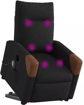 vidaXL Elektrischer Massagesessel mit Aufstehhilfe Stoff (3324032)
