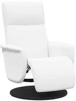 vidaXL Massage Relaxsessel Wei&szlig; Kunstleder