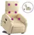 vidaXL Elektrischer Massagesessel mit Aufstehhilfe Stoff (3204869)