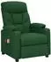 vidaXL Elektrischer Massagesessel, Stoff, dunkelgrün (3098833)