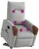 vidaXL Massagesessel mit Aufstehhilfe Elektrisch Stoff (3324029)