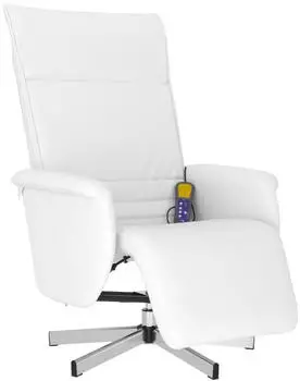 vidaXL Massagesessel mit Fu&szlig;teil Kunstleder (356654)